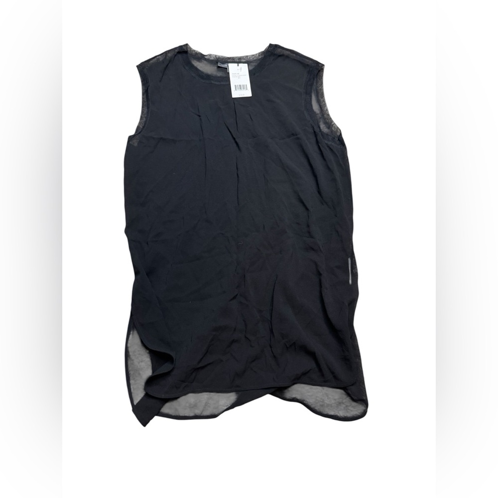🖤✨Vince‎ 100% Silk Black Sleeveless Top NWT Size M✨